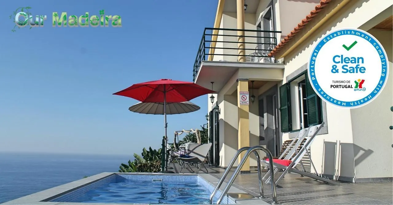 Вилла Ourmadeira - Casa Jardim Mar, Seaviews Понта-ду-Сол